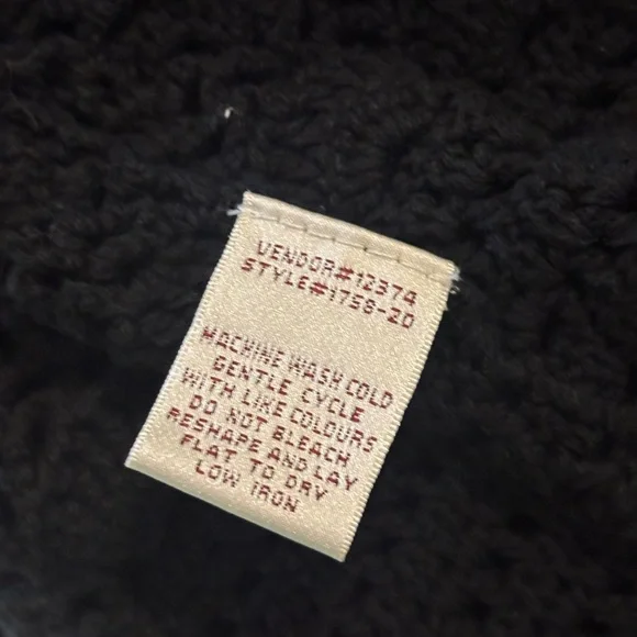 Women’s Black Crochet Short-Sleeve Button Cardigan - Picture 3 of 5